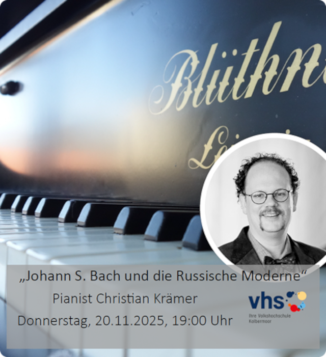 Christian Krämer am Klavier